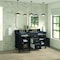 James Martin Vanities 60'' Double Vanity, Black Onyx w/ 3 CM Charcoal Soapstone Quartz Top 424-V60D-BKO-3CSP - alternate 6